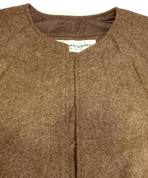 THE SHINZONE（ザ シンゾーン）THE SHINZONE (ザ シンゾーン) ウールモーターサイクルショートジャケット ブラウン サイズ:XSの古着・服飾アイテム