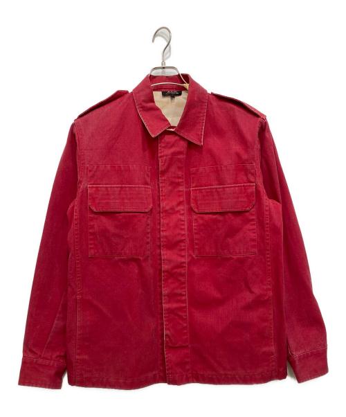A.P.C.（アーペーセー）A.P.C. (アーペーセー) ミリタリージャケット レッド サイズ:SIZE1の古着・服飾アイテム