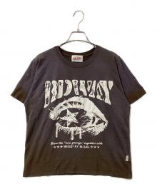 BADWAY（バッドウェイ）の古着「Frightwig eye grunge」｜パープル×ブラウン