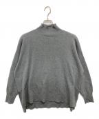 Loungedressラウンジドレス）の古着「ハイネック総針ニット」｜グレー