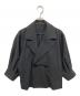 Adam et Rope（アダム エ ロペ）の古着「2WAYシルエットシャツジャケット」｜ブラック