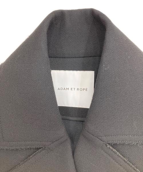 Adam et Rope（アダム エ ロペ）Adam et Rope (アダム エ ロペ) ボンディングオーバージャケット ブラック サイズ:freeの古着・服飾アイテム