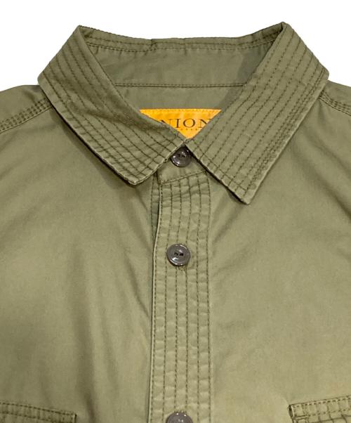 UNION（ユニオン）UNION (ユニオン) BROOKS SHIRT カーキ サイズ:Mの古着・服飾アイテム