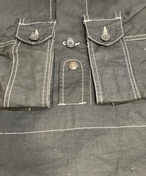 AiE（エーアイイー）AiE (エーアイイー) Prs Shirt Cotton Ripstop ブラック サイズ:Ｍの古着・服飾アイテム