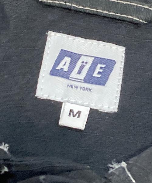 AiE（エーアイイー）AiE (エーアイイー) Prs Shirt Cotton Ripstop ブラック サイズ:Ｍの古着・服飾アイテム