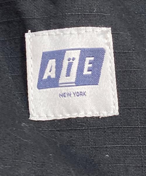 AiE（エーアイイー）AiE (エーアイイー) Prs Shirt Cotton Ripstop ブラック サイズ:Ｍの古着・服飾アイテム