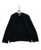 jiedaジエダ）の古着「スリットロングスリーブTシャツ」｜ブラック