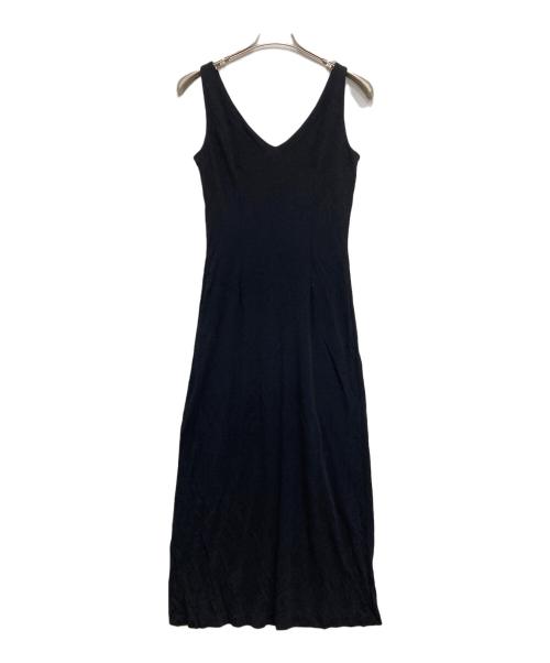 SPORT MAX（スポーツマックス）SPORT MAX (スポーツマックス) ノースリーブワンピース ブラック サイズ:Sの古着・服飾アイテム