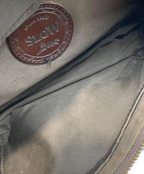 SLOW（スロウ）SLOW (スロウ) ウエストバッグ ブラウンの古着・服飾アイテム
