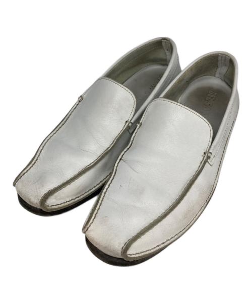 JIL SANDER（ジルサンダー）JIL SANDER (ジルサンダー) ローファー ホワイト サイズ:8の古着・服飾アイテム