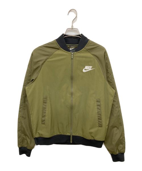 NIKE（ナイキ）NIKE (ナイキ) ウーブンプレイヤーズジャケット グリーン サイズ:Mの古着・服飾アイテム