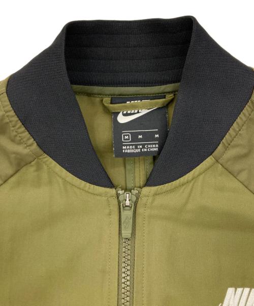NIKE（ナイキ）NIKE (ナイキ) ウーブンプレイヤーズジャケット グリーン サイズ:Mの古着・服飾アイテム