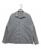 COMME des GARCONS HOMMEコムデギャルソン オム）の古着「長袖シャツ」｜ブルー