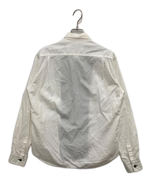 COMME des GARCONS HOMME（コムデギャルソン オム）COMME des GARCONS HOMME (コムデギャルソン オム) ナイロン切替長袖シャツ ホワイト サイズ:Sの古着・服飾アイテム