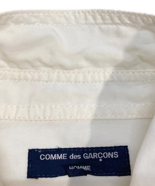 COMME des GARCONS HOMME（コムデギャルソン オム）COMME des GARCONS HOMME (コムデギャルソン オム) ナイロン切替長袖シャツ ホワイト サイズ:Sの古着・服飾アイテム