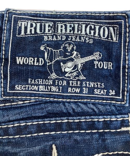 TRUE RELIGION（トゥルー レリジョン）TRUE RELIGION (トゥルー レリジョン) フレアデニムパンツ インディゴ サイズ:34の古着・服飾アイテム