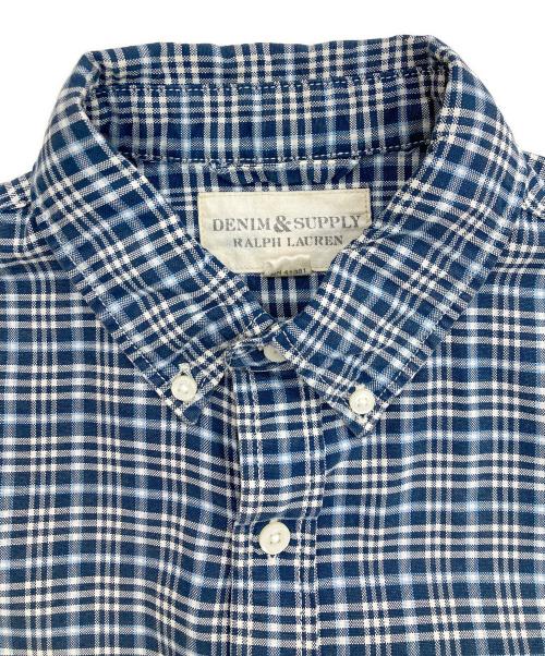 Denim & Supply Ralph Lauren（デニム＆サプライ ラルフローレン）Denim & Supply Ralph Lauren (デニム＆サプライ ラルフローレン) チェックシャツ ブルー サイズ:XSの古着・服飾アイテム