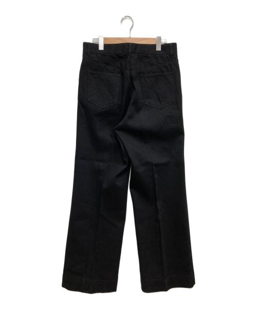 JOHN LAWRENCE SULLIVAN（ジョン ローレンス サリバン）JOHN LAWRENCE SULLIVAN (ジョン ローレンス サリバン) RIGID DENIM WIDE PANTS ブラック サイズ:48(L相当)の古着・服飾アイテム