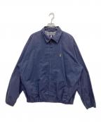 CHAPS RALPH LAURENチャップス ラルフローレン）の古着「ワンポイント刺繍スイングトップ」｜ネイビー