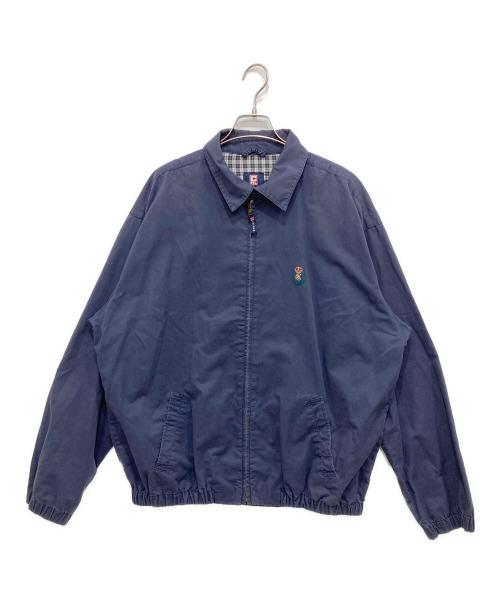 CHAPS RALPH LAUREN（チャップス ラルフローレン）CHAPS RALPH LAUREN (チャップス ラルフローレン) ワンポイント刺繍スイングトップ ネイビー サイズ:Lの古着・服飾アイテム