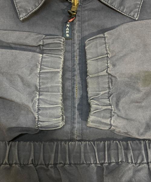 CHAPS RALPH LAUREN（チャップス ラルフローレン）CHAPS RALPH LAUREN (チャップス ラルフローレン) ワンポイント刺繍スイングトップ ネイビー サイズ:Lの古着・服飾アイテム