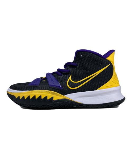 NIKE（ナイキ）NIKE (ナイキ) By You Kyrie 7 ブラック×パープル×イエロー サイズ:25cmの古着・服飾アイテム