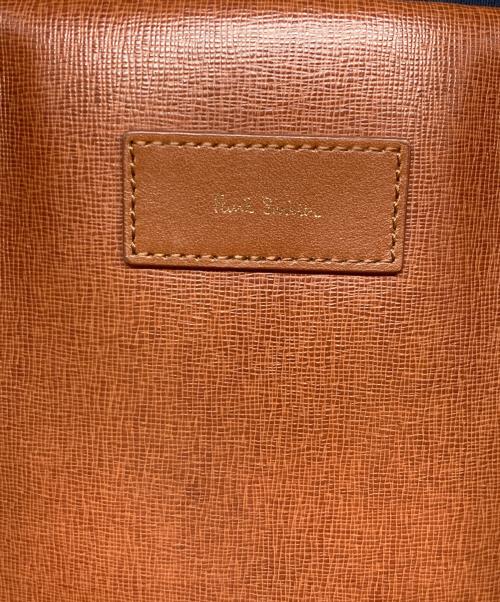 PAUL SMITH（ポールスミス）PAUL SMITH (ポールスミス) バイカラーハンドバッグ ブラウンの古着・服飾アイテム