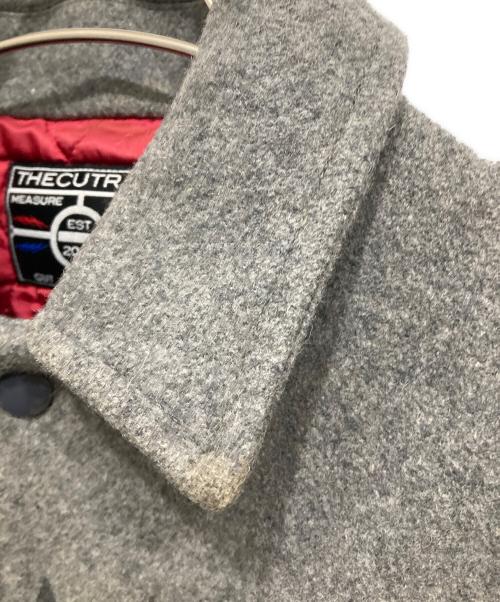 THE CUTRATE（カットレイト）THE CUTRATE (カットレイト) スタジャン グレー×ブラック サイズ:Mの古着・服飾アイテム