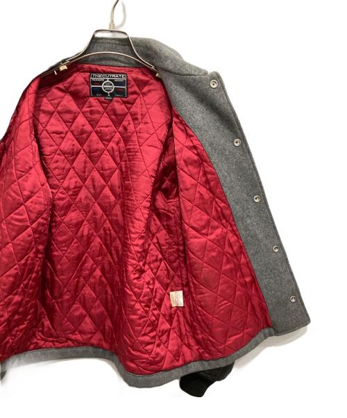 THE CUTRATE（カットレイト）THE CUTRATE (カットレイト) スタジャン グレー×ブラック サイズ:Mの古着・服飾アイテム