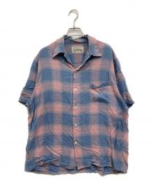 WACKO MARIA（ワコマリア）の古着「オンブレチェックシャツ」｜ピンク×ブルー