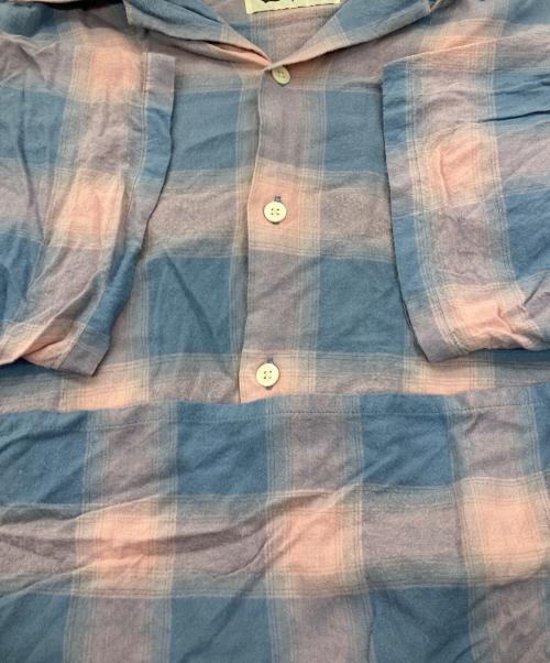 WACKO MARIA（ワコマリア）WACKO MARIA (ワコマリア) オンブレチェックシャツ ピンク×ブルー サイズ:Lの古着・服飾アイテム
