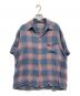 WACKO MARIA（ワコマリア）の古着「オンブレチェックシャツ」｜ピンク×ブルー