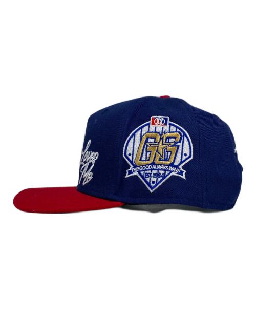 twnty two（トゥエンティ―トゥー）twnty two (トゥエンティ―トゥー) キャップ ネイビー×レッドの古着・服飾アイテム