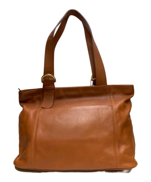 OLD COACH（オールドコーチ）OLD COACH (オールドコーチ) レザートートバッグ ブラウンの古着・服飾アイテム