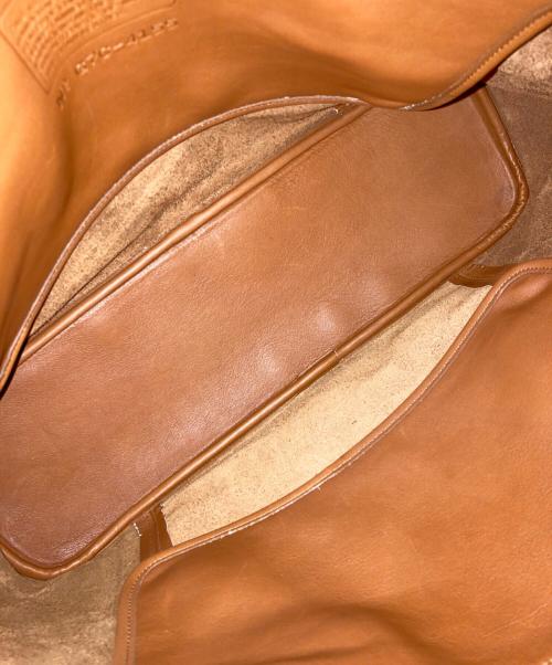 OLD COACH（オールドコーチ）OLD COACH (オールドコーチ) レザートートバッグ ブラウンの古着・服飾アイテム