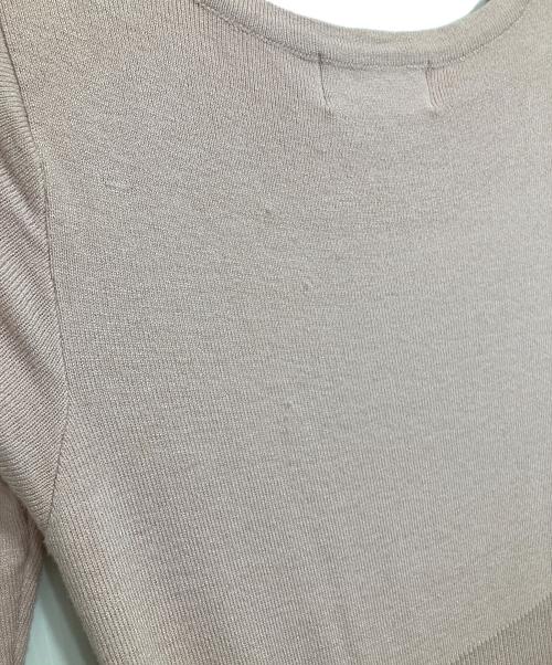 lieulien lul（リュリアン エルユーエル）lieulien lul (リュリアン エルユーエル) フレア袖 バイカラーニット ピンク サイズ:Mの古着・服飾アイテム