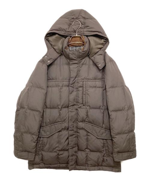 PisaAlto（ピサアルト）PisaAlto (ピサアルト) 襟コーデュロイフード付ダウンコート ブラウン サイズ:XLの古着・服飾アイテム
