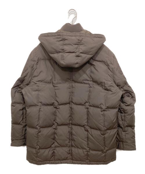 PisaAlto（ピサアルト）PisaAlto (ピサアルト) 襟コーデュロイフード付ダウンコート ブラウン サイズ:XLの古着・服飾アイテム