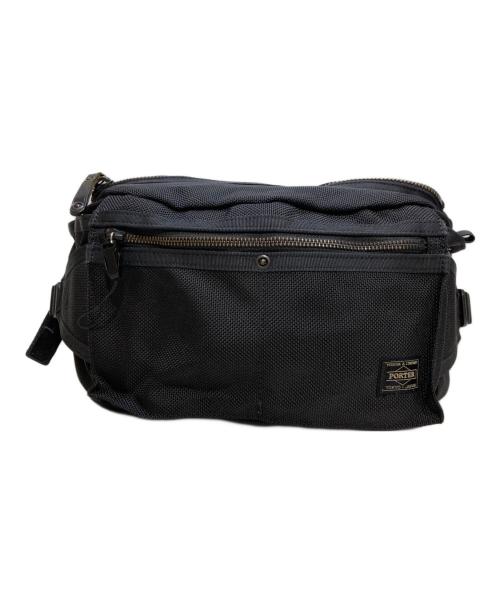 PORTER（ポーター）PORTER (ポーター) ウエストバッグ ブラックの古着・服飾アイテム
