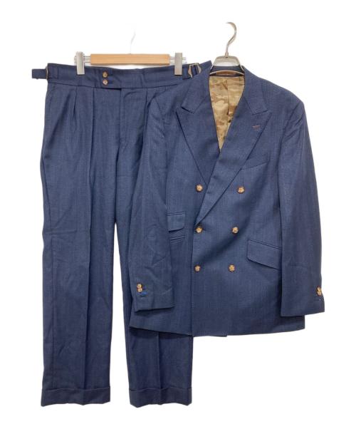 UNIVERSAL LANGUAGE（ユニバーサルランゲージ）UNIVERSAL LANGUAGE (ユニバーサルランゲージ) セットアップスーツ ネイビー サイズ:48の古着・服飾アイテム
