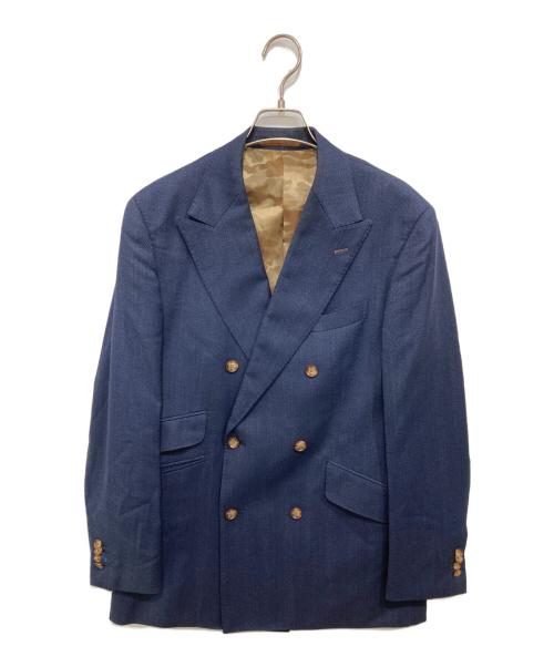 UNIVERSAL LANGUAGE（ユニバーサルランゲージ）UNIVERSAL LANGUAGE (ユニバーサルランゲージ) セットアップスーツ ネイビー サイズ:48の古着・服飾アイテム