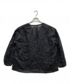 23区ニジュウサンク）の古着「ブロドリー ダンデル ブラウス」｜ブラック