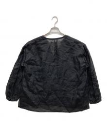 23区（ニジュウサンク）の古着「ブロドリー ダンデル ブラウス」｜ブラック