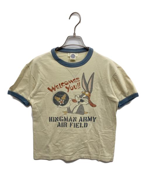 TOYS MCCOY（トイズマッコイ）TOYS McCOY (トイズマッコイ) リンガーTシャツ ホワイト サイズ:Sの古着・服飾アイテム