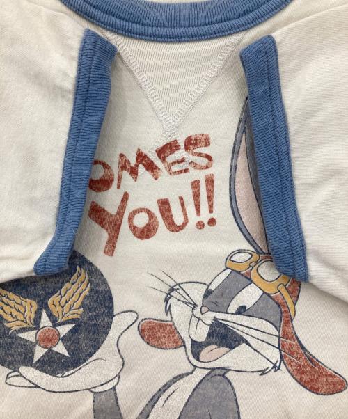 TOYS MCCOY（トイズマッコイ）TOYS McCOY (トイズマッコイ) リンガーTシャツ ホワイト サイズ:Sの古着・服飾アイテム