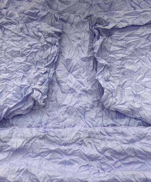 me ISSEY MIYAKE（ミーイッセイ ミヤケ）me ISSEY MIYAKE (ミーイッセイ ミヤケ) MERINGUE T-SHIRT パープル サイズ:FREEの古着・服飾アイテム