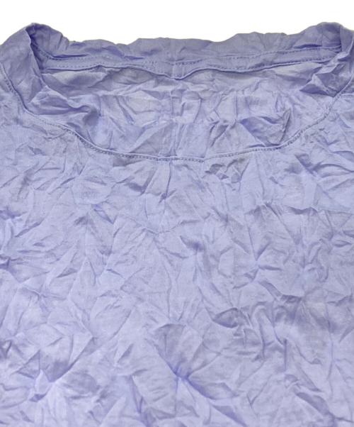 me ISSEY MIYAKE（ミーイッセイ ミヤケ）me ISSEY MIYAKE (ミーイッセイ ミヤケ) MERINGUE T-SHIRT パープル サイズ:FREEの古着・服飾アイテム