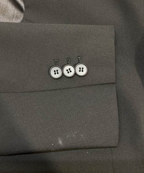 LE CIEL BLEU（ルシェルブルー）LE CIEL BLEU (ルシェルブルー) ダブルブレストカラーレスジャケット / Double Breast Collarless Jacket ブラック サイズ:S (36)の古着・服飾アイテム