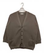 MADISON BLUEマディソンブルー）の古着「BIG KNIT V CD」｜ブラウン