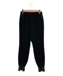 Col Pierrot（コルピエロ）の古着「スソリブパンツ」｜ブラック